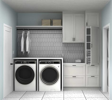 Ikea Utility Room, Beach House Laundry Room, Laundry Modern, Room Ideas Ikea, Ikea Laundry, Ikea Laundry Room, Landry Room, Perfect Laundry Room, Laundry Room Designs