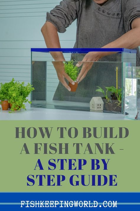 How To Build A Fish Tank, Fish Tank For Beginners, Aquariums Ideas, Diy Aquarium Filter, Fish Tanks Ideas, Fish For Beginners, Nano Reef Tank, Custom Aquarium, Glass Fish Tanks