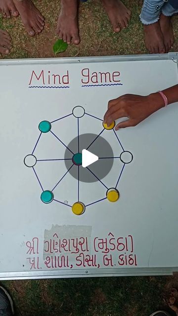 One Minute Games For Kids, Board Game Ideas For School Project, Brain Activity Games, 1 Minute Games, Mind Activities, Math Club Activities, Mind Games For Kids, One Minute Party Games, Mind Games Puzzles