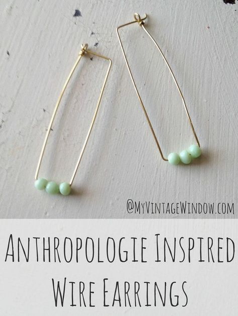 Diy Anthropologie Jewelry, Diy Anthropologie, Anthropologie Inspired, Diy Jewelry Inspiration, Diy Jewlery, Anthropologie Jewelry, Homemade Jewelry, Jewelry Making Ideas, Earring Ideas