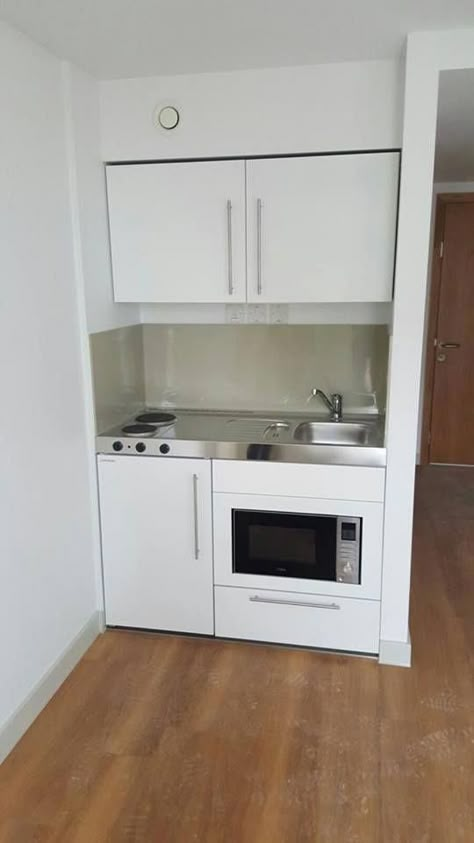 Mini Kitchens, Micro Kitchen, Kitchen Tiny, Tiny Kitchen Design, Small Apartment Kitchen, Tiny House Kitchen, Student Accommodation, Studio Kitchen, Kitchen Installation