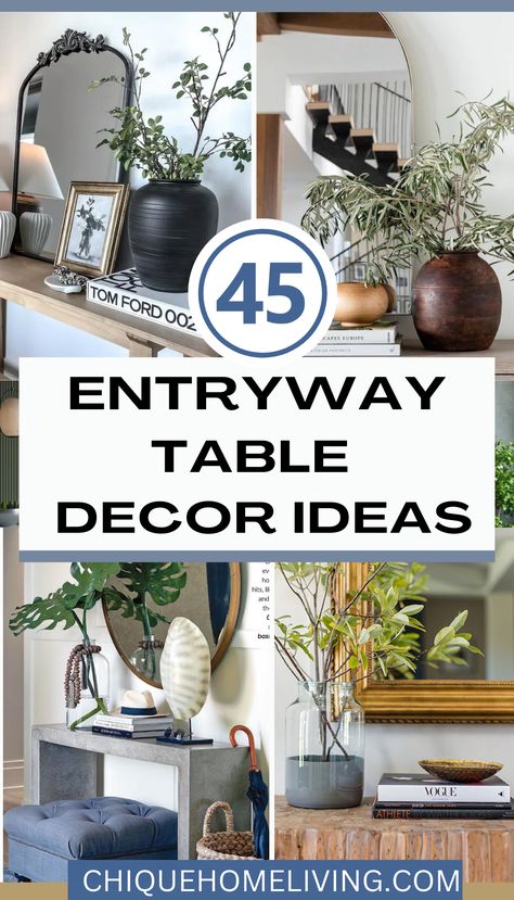 Front Entry Tables, Foyer Table Decor, White Entryway Table, Small Entry Tables, Entrance Table Decor, Small Entryway Table, Rustic Entryway Table, Entryway Table Decor Ideas, Console Table Entryway