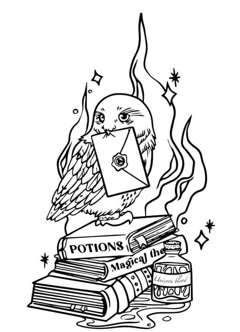 Hogwarts Coloring Pages, Harry Potter Outline, Harry Potter Colouring Pages, Coloring Pages Harry Potter, Harry Potter Stencils, Harry Potter Svg Files, Harry Potter Lines, Cricut Harry Potter, Harry Potter Svg Free