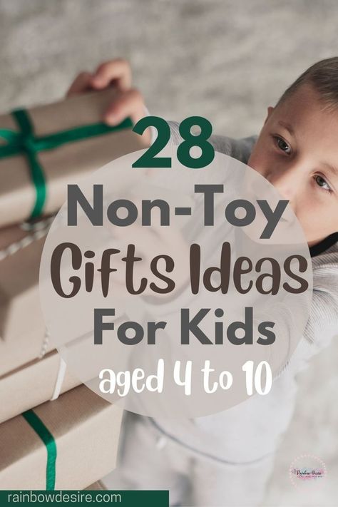 Non toy gifts ideas for young kids age 4 to 10. Practical no toy gifts for kids that are useful for your child. #nontoygifts #giftIdeas # Non Toy Gifts For Kids, Teachers Gift Ideas, Kids Toys For Christmas, Return Gifts For Kids, Birthday Return Gifts, Parenting Blogs, Gift Ideas For Teachers, Non Toy Gifts, Decor Diy Ideas