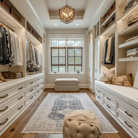 Master Closet Design With Island, Modern Master Closet, Closet Design Modern, Master Closet Design Layout, Walk In Master Closet, Closet Design Plans, Small Master Closet, Diy Walk In Closet, Master Closet Design