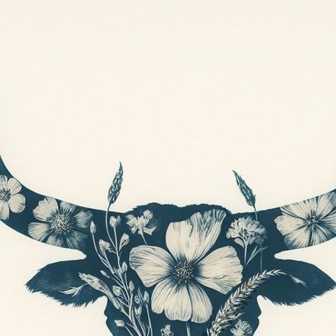 Kady • Lady Kady Art ⚡️ on Instagram: "Grab life by the horns 🤍 prints avail  • • • #modernwesternhome #longhorn #cowboyart" Longhorn Skull Painting Canvas, Long Horn Aesthetic, Country Pfps, Simple Western Painting Ideas, Kelley Core, Western Laptop Wallpaper, Western Desktop Wallpaper, Longhorn Wallpaper, Long Horn Tattoo For Women