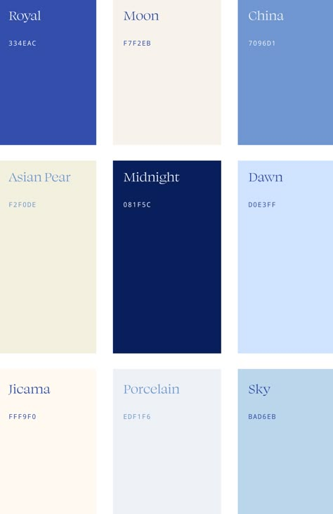 Cream Blue Color Palette, Blue Scheme Color, Blue And White Website Design, Blue Cream Palette, Blue And White Color Pallete, Year Round Color Palette, Navy And Light Blue Color Palette, Pantone Colour Palettes Blue, Blue And Cream Branding