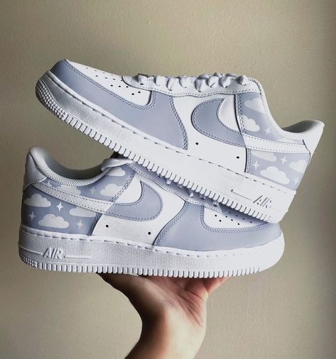 Air Force Designs Diy, Paint Air Force 1, Custom Air Force 1 Diy, Painted Air Force 1, Nike Shoes Women Fashion, Custom Sneakers Diy, Air Force 1 Shoes, Custom Shoes Diy, Nike Shoes Air Force