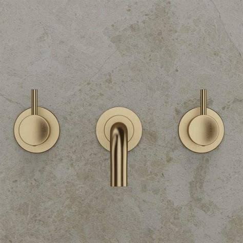 Crosswater Mpro, Brass Bathroom Fixtures, Wall Mounted Taps, Wall Taps, Brass Tap, Shower Fittings, Downstairs Toilet, Bath Mixer, Wall Mounted Basins