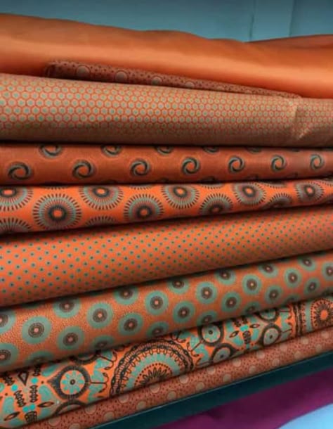 Shweshwe Fabric South Africa, Mgidi Vibes, Sishweshwe Designs Dresses, Lobola Dresses, Lobola Celebration, Sesotho Traditional Dresses, Orange Wedding Decorations, Shweshwe Fabric, Makeup Event