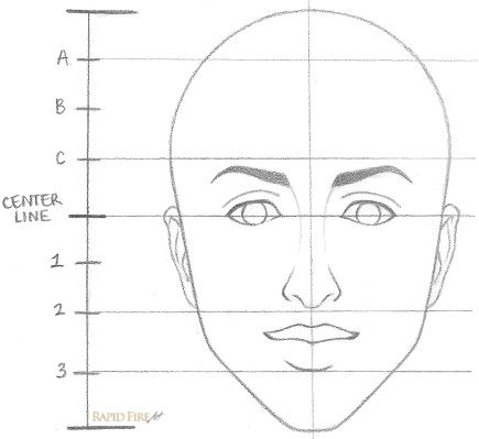 How to Draw a Female Face Step 7 How To Draw A Female Face, Face Proportions Drawing, Portrait Artists Pencil, Alfabet Font, Drawing Tutorial Face, Drawing Heads, Portraiture Drawing, 얼굴 그리기, Face Sketch