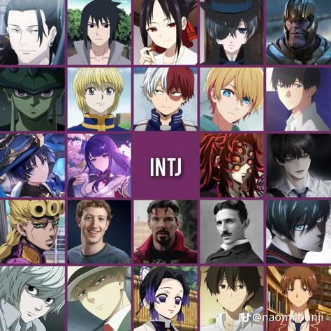 Entertainer Personality Type, Intp Characters Fictional, Intj In Anime, Mbti Intj Characters, Intj Personality Characters, Intj Anime Character, Mbti Anime Characters, Intp Anime Characters, Intj Anime