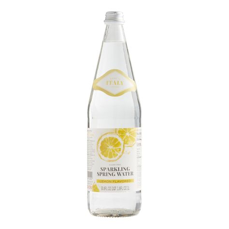 Lemon Italian Sparkling Mineral Water - World Market Italian Water, Sparkling Mineral Water, Water World, Italian Foods, Soda Water, Pasta Sauces, Falls Church, Christmas Shop, Mineral Water