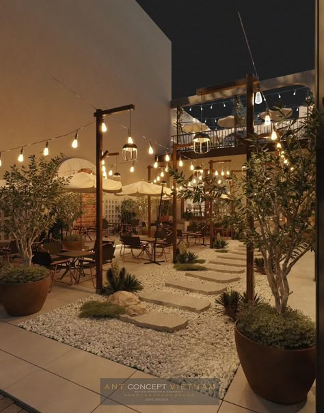 Backyard Patio On A Budget, Patio On A Budget, Cafe Exterior, Outdoor Restaurant Design, Small Cafe Design, Restaurant Patio, Cafe Shop Design, Coffee Shops Interior, Cafe House