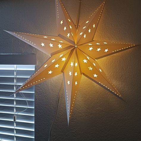 Ikea large white paper star lantern Ikea Paper Stars, Paper Star Lanterns, Star Lantern, Star Lanterns, Cute Star, Cute Stars, Paper Stars, Pink Paper, Paper Lanterns