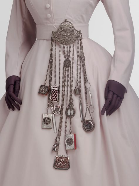 Perfume Jewelry, Style Goals, Needle Case, Scent Bottle, Chatelaine, Victoria And Albert, Victoria And Albert Museum, Magnifying Glass, Memento Mori