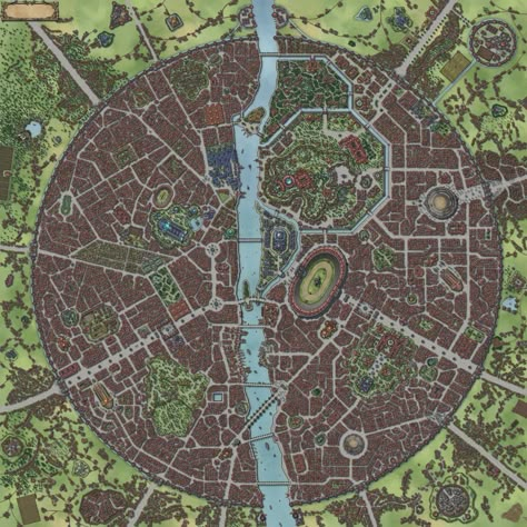 Castlevania Netflix, Fantasy Map Generator, Imperial City, Fantasy City Map, Fantasy Village, Dnd World Map, Map Making, Fantasy Town, Fantasy World Map