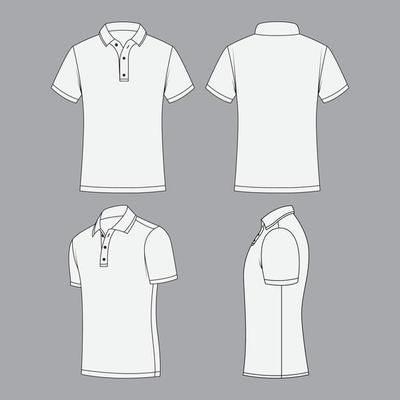 Short sleeve polo shirt Technical fashion flat sketch vector illustration template 8554547 Vector Art at Vecteezy Polo Shirt Design Graphics, Polo Shirt Template, Polo Shirt Design Uniform, Polo Shirts Design, Tshirt Design Template, Vinyl T Shirt, T Shirt Design Vintage, Graphic Design Clothing, Polo T Shirt Design