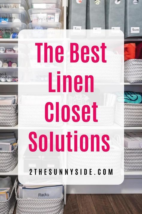 Transform your home with smart linen closet organization ideas! From small spaces to hallway closets, discover tips for effortless organization. Elevate your storage game and create a clutter-free oasis with practical and stylish solutions for linens, towels, toiletries and so much more. Tips for how to organize your linen closet in a day. Ideas for bed sheets, blankets, pillows and so much more. Linen Closet Organization Hallway, Organize A Linen Closet, Small Linen Closet Organization, Linen Closet Organization Ideas, Hallway Closets, Linen Closet Shelves, Linen Closet Makeover, Closet Spaces, Small Linen Closets