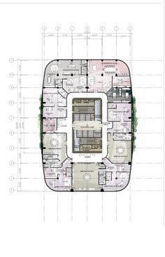 Design 8 / Proposed Corporate Office Building / High-rise Building / Architectural Layouts / Floor plans / Plates Office Building Architecture Interior, Customer Experience Center Design, Office Plan Presentation, 10 Floor Building Design, Office Building Architecture Plans, Office Plan Design, Skyscraper Interior, Commercial Floor Plan, Office Interior Plan