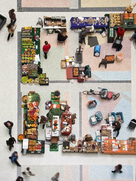 Winter Farmers Market, Pretty Photos, Birds Eye View, Aerial Photography, Birds Eye, Photography Inspo, Market Design, Farmers Market, Photo Storage