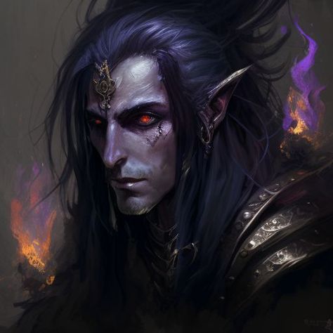 Mroczny Elf, Dnd Monsters, Dark Elf, Interesting Faces, Dnd Characters, Character Portraits, Graveyard, Tolkien, Character Concept