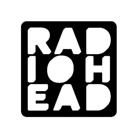 Radiohead Stencil, Phone Case Stickers Radiohead, Punk Patch Stencil, Band Stickers Printable, Punk Stencil, Band Stencil, Patch Stencils, Band Patches, Band Stickers