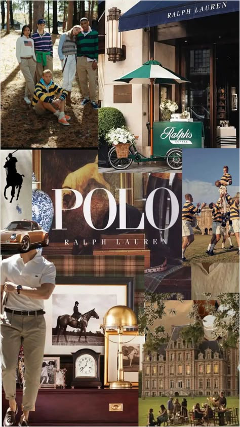 Marco! Polo Ralph Lauren Polo Ralph Lauren Vibes, Ralph Lauren Mood Board, Ralph Lauren Branding, Ralph Lauren Color Palette, Ralph Lauren Men Aesthetic, Ralph Lauren Aesthetic Wallpaper, Polo Ralph Lauren Mens Outfit, Ralph Lauren Aesthetic Men, Polo Wallpaper