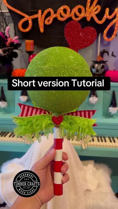 Cindy | Timber Crafts on TikTok Timber Crafts, Whoville Christmas Decorations, Grinch Crafts, Grinch Decorations, Grinch Christmas Party, Whoville Christmas, Christmas Decorations Diy Crafts, Grinch Christmas Tree, Grinch Christmas Decorations