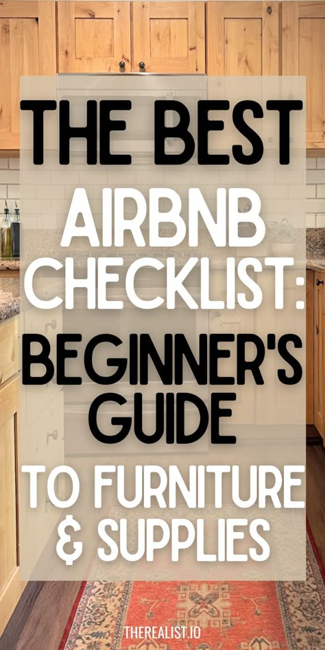 100+ Crucial Items for Your Airbnb The Ultimate Airbnb Checklist for First-Time Hosts Decorate Airbnb, Airbnb Checklist, Air Bnb Tips, Airbnb Reviews, Vrbo Host, Airbnb Host Tips, Vacation Rental Host, Bnb Ideas, Host Tips