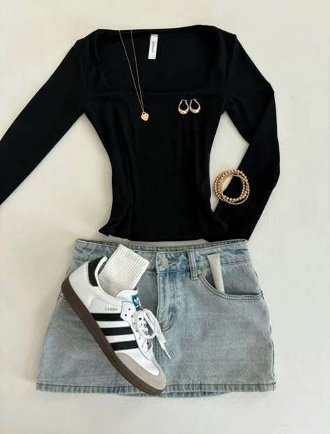 #fits Looks Pinterest, Casual Preppy Outfits, Outfit Inspo Casual, Style Instagram, Trendy Outfits For Teens, Simple Trendy Outfits, Cute Everyday Outfits, Outfit Inspo Fall, Basic Outfits