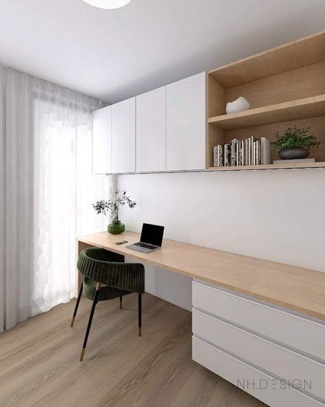 Plain Kitchen Cabinets, Ikea Office Storage, Ikea Study, Ikea Office Hack, Home Office Nook, Ikea Office Desk, Plain Kitchen, Ikea Home Office, Kids Room Desk