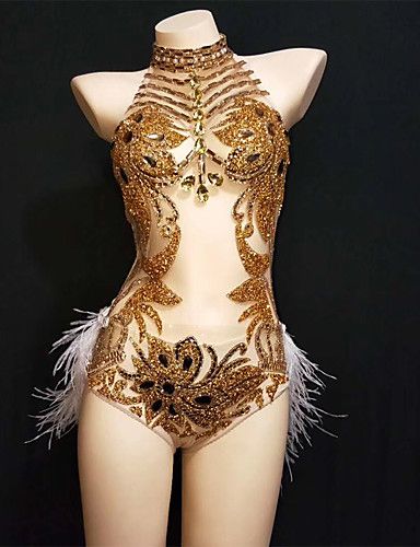 Cheap Dance Costumes, Leotard Outfit, Bar Dance, Dance Stage, Backless Romper, Stage Costume, Mesh Bodysuit, Costume Outfits, Fantasy Fashion