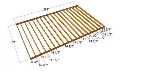 16×24 Shed Plans – Free PDF Download | HowToSpecialist - How to Build, Step by Step DIY Plans 12x24 Shed, Shed Plans Free, Barn Style Shed, Garden Shed Plans, Shed Frame, Diy Storage Shed Plans, Lean To Roof, Lean To Shed Plans, Diy Storage Shed