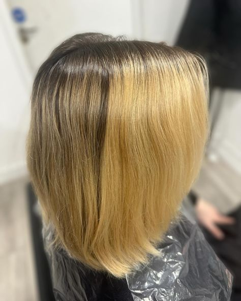 Make me bright & creamy 👱🏼‍♀️ Correcting this brassy blonde to bright creamy & blended ✨ This was our first session! SWIPE TO SEE BEFORE ▶️ Brassy Blonde, Blending, This Is Us, Blonde, Quick Saves