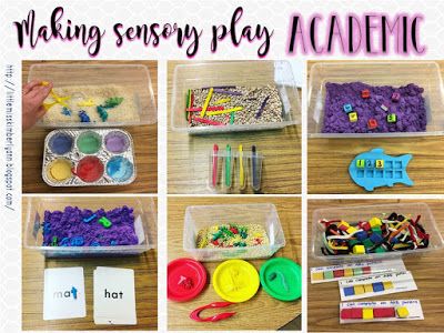 Making Sensory Play ACADEMIC Sensory Processing Disorder Activities, Early Childhood Education Degree, Early Childhood Education Activities, Color Sorting Activities, Early Childhood Activities, Early Childhood Special Education, Tuff Spot, Activities For Students, Life Skills Classroom