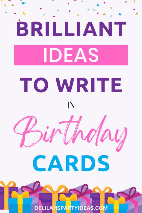 Need help with coming up with ideas to write in a Birthday card. The best Happy Birthday Wishes list is here. What to write in a birthday cards for Mom, Dad, Grandparents, sibling and milestone Birthdays. What To Write In A Birthday Card, Happy Birthday Card Messages, Heartfelt Poems, Best Happy Birthday Wishes, Birthday Email, Things To Write, Creative Birthday Cards, Best Happy Birthday, Birthday Card Messages