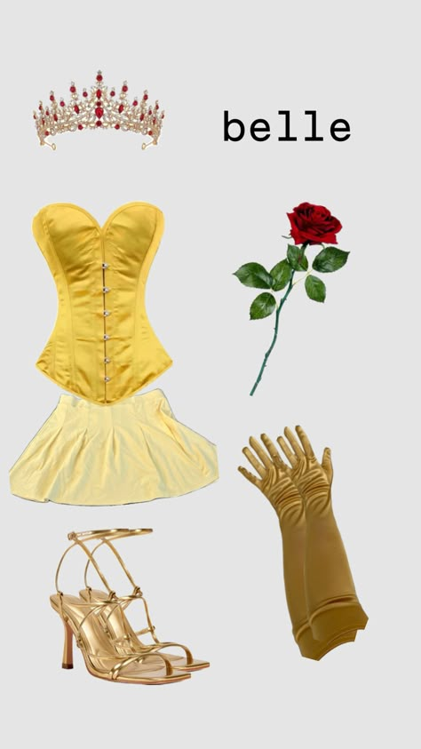 belle beauty and the beast halloween costume Beast Halloween Costume, Beauty And The Beast Halloween Costume, Beauty And The Beast Halloween, Rapunzel Halloween Costume, Princess Belle Costume, Belle Halloween, Blonde Halloween Costumes, Classy Halloween Costumes, Halloween Fits