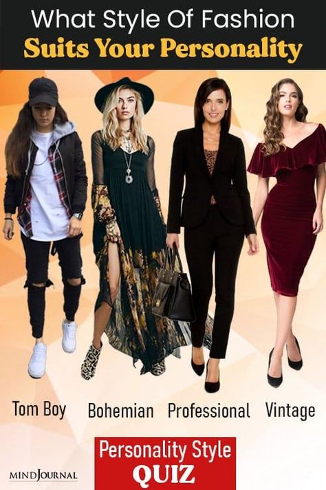 Your personal style reveals who you are in a way that is entirely unique to you. Take this fun quiz to find out what your style should be according to your personality. #personalityquiz #personality Grunge Professional, Personal Style Quiz, Funny Quizzes, Personality Test Psychology, Quiz Personality, Find Your Style Fashion, Playbuzz Quiz, Bohemian Grunge, Fashion Quiz