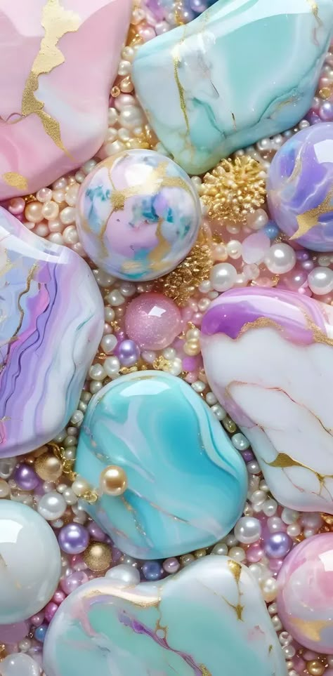 Download pastel marble stones and pearls wallpaper by SongbirdUSA on ZEDGE™ now. Browse millions of popular free and premium wallpapers and ringtones on ZEDGE™ and personalize your phone to suit you. Browse now! | 6e81 Rose Quartz Aesthetic Wallpaper, Crystals Background Wallpapers, Crystal Background Aesthetic, Crystals Aesthetic Wallpaper, Gemstones Wallpaper, Bead Wallpaper, Pearls Wallpaper, Opal Aesthetic, Crystals Wallpaper