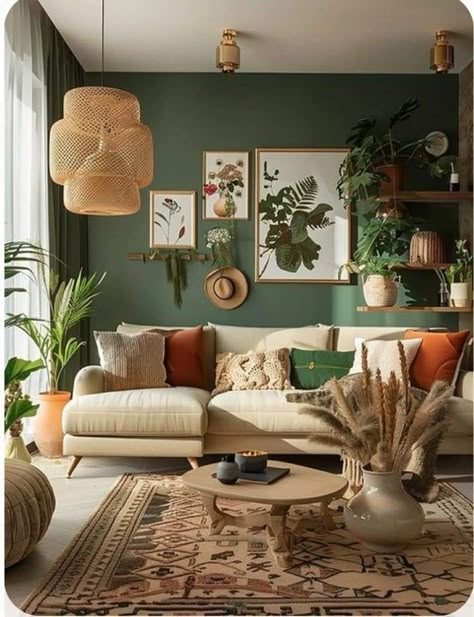 Boho Living Room Decor Minimalist, Urban Maximalist Decor, Bohemian Style House Interior Design, Minimalist Maximalist Living Room, Maximalist Minimalist Decor, Minimalist Maximalist Decor, Maximalist Salon, Bohemian Apartment Decor Ideas, Livingroom Ideas Aesthetic