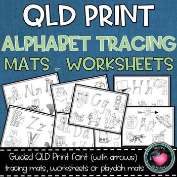 qld beginners alphabet handwriting tracing mats playdough mats centre ideas printable teaching resources learn handwriting handwriting analysis