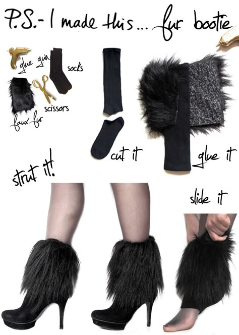 Apple Bottom Jeans, Shoe Makeover, Afrikaanse Mode, Statement Shoe, Boot Cuffs, Fur Boots, Diy Shoes, Diy Fashion, Diy Sewing