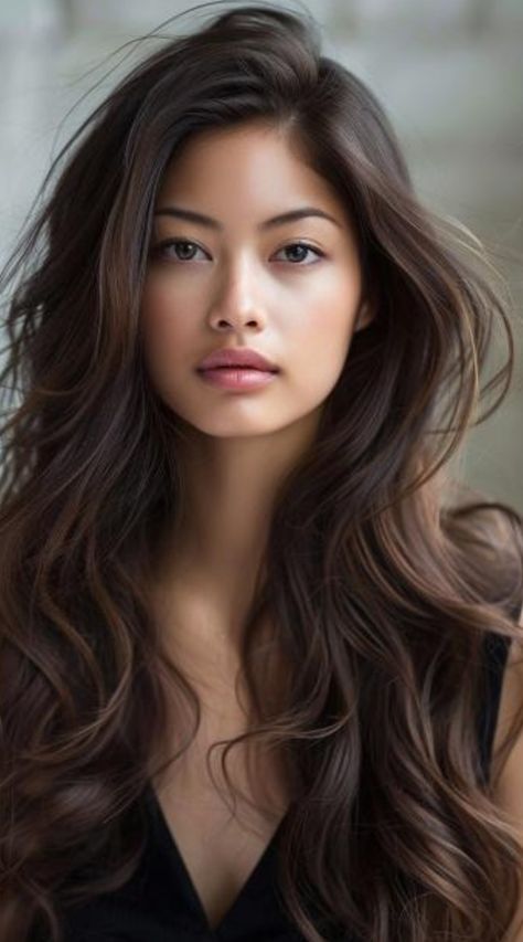 Straight Hairdos, Cute Lazy Hairstyles, Long Hairstyles Ideas, Bianca Umali, Long Hairstyle Ideas, New Long Hairstyles, Looks For Men, Effortless Waves, Haircut Inspo