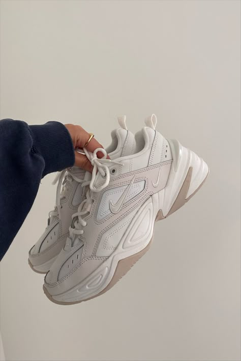 Wmns M2K Tekno 'Summit White' curated on LTK Nike M2k, Pretty Sneakers, Dr Shoes, Pretty Shoes Sneakers, Shoe Wishlist, Cute Sneakers, Hype Shoes, Skincare Routines, Girly Shoes