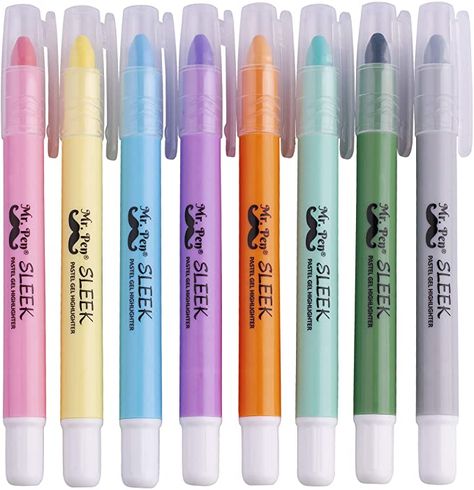 Amazon.com : Mr. Pen- Bible Highlighters, Pastel Gel Highlighters, 8 Pack, Assorted Colors, Bible Highlighters No Bleed, Pastel Highlighter, Gel Highlighters, Pastel Highlighter Set, Dry Highlighter, Bible Markers : Office Products Bible Markers, Highlighters Pastel, Gel Highlighters, Erasable Highlighters, Red Teapot, Pastel Highlighter, Bible Journaling Supplies, Fine Point Pens, Highlighter Set