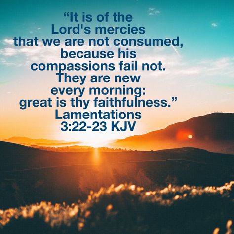 Lamentations 3:22-23 Lamentations 3:22-23 Tattoo, Lamentations 3:22-23 Wallpaper, Lamentations 3:23, Lamentation 3:22-23, Lamentations 3:22-23, Lamentations 3:25-26, Lamentations 3:22-23 Kjv, Fried Scallops, Lamentations 3 22 23