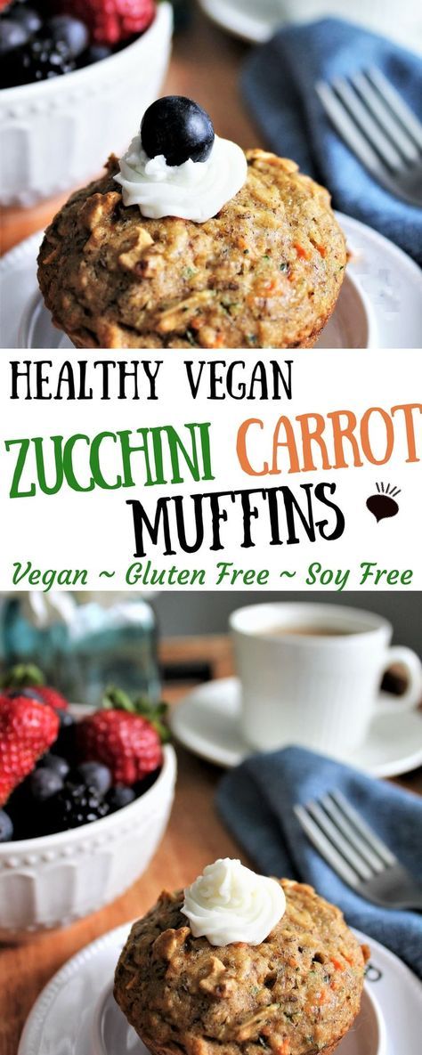 Vegan Gluten Free Muffins, Vegan Healthy Snacks, Muffin Vegan, Carrot Zucchini Muffins, Flax Muffins, Vegan Zucchini Bread, Healthy Vegan Dessert, Zucchini Carrot, Veggie Muffins