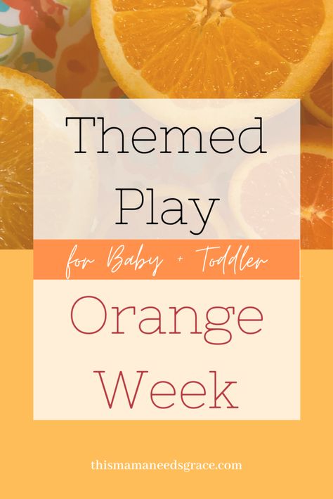 Orange Sensory Activities, Teaching The Color Orange, Learning The Color Orange, Pre K Orange Activities, Orange Theme Preschool, Orange Sensory Play, Orange Colour Day Crafts For Kids, Orange Toddler Crafts, Orange Sensory Bin