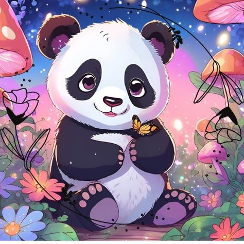 Panda Bears Cartoon, Bears Cartoon, Cute Panda Drawing, Cute Panda Cartoon, Panda Cartoon, Panda Illustration, Panda Drawing, Panda Bears, Panda Love